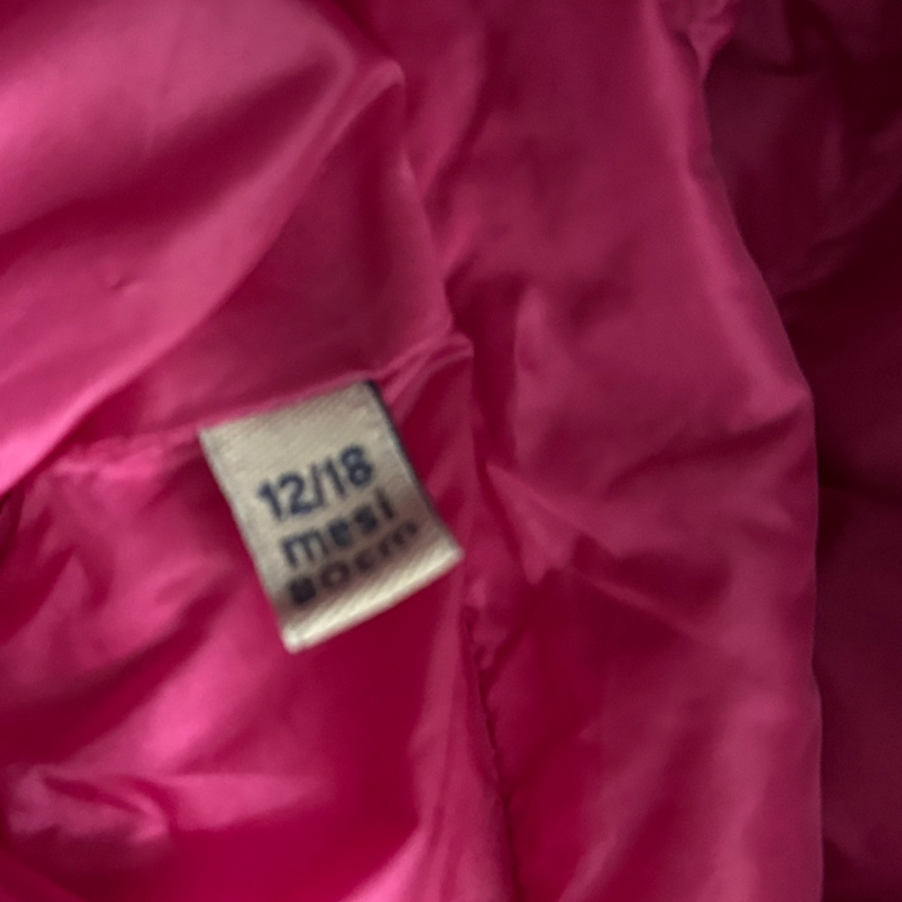 Moncler ATLANTIQUE GUIBOTTO Fuchsia Puffer Jacket 12-18 months - Picture 5 of 17